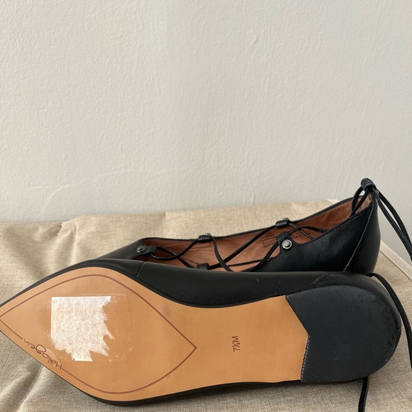 Halogen leather pointy ballet flats 7.5 - Picture 4 of 4